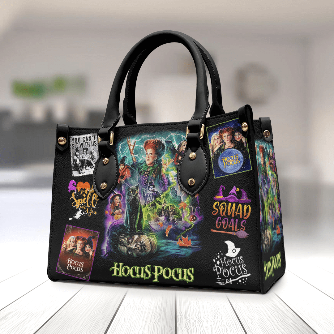Hocus Pocus Movie Personalized Style Leather Handbag