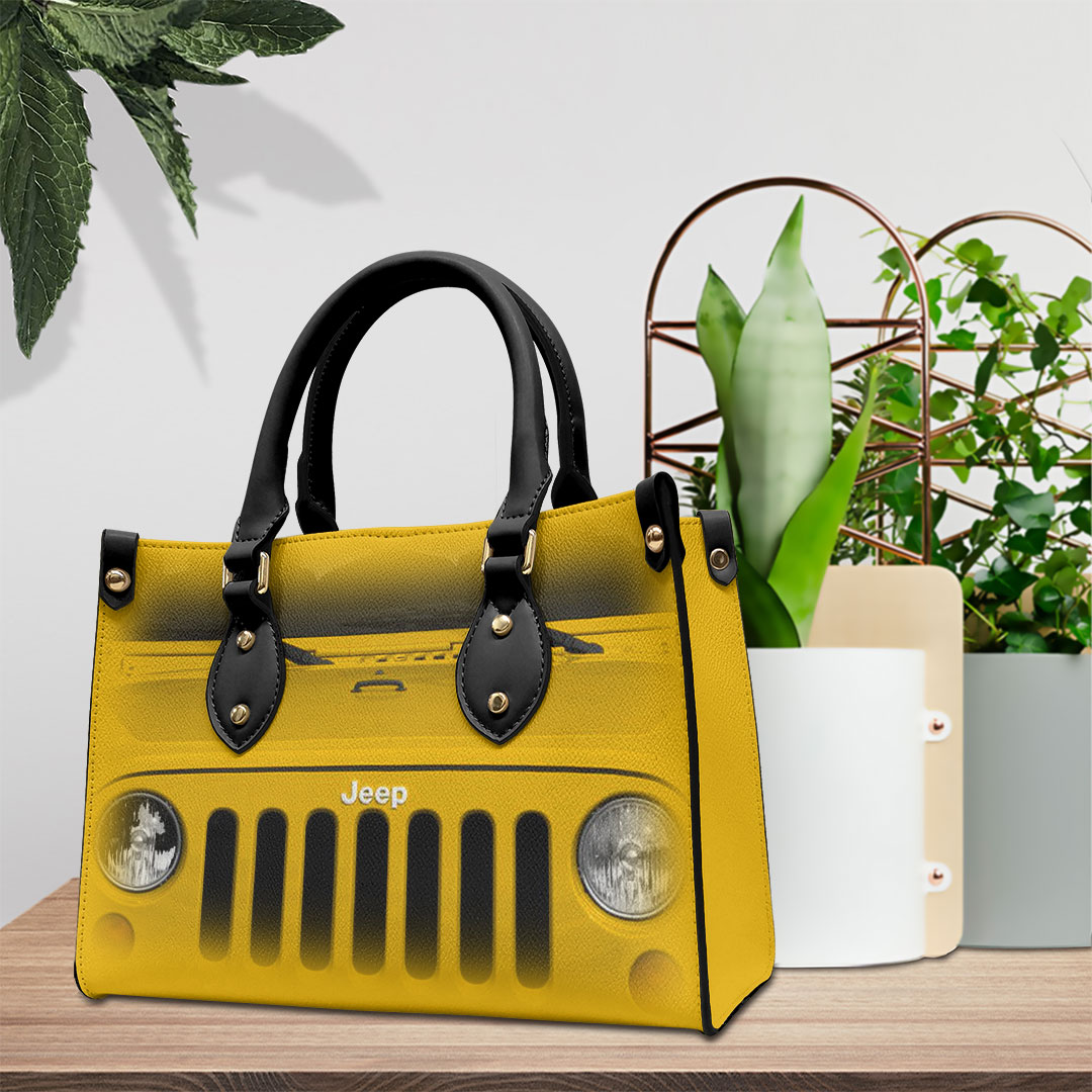 JEEP Car Personalized Style Leather Handbag