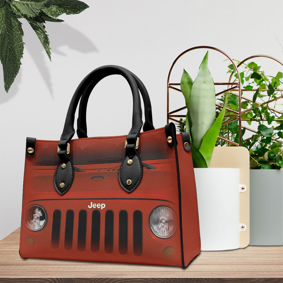 JEEP Car Personalized Style Leather Handbag