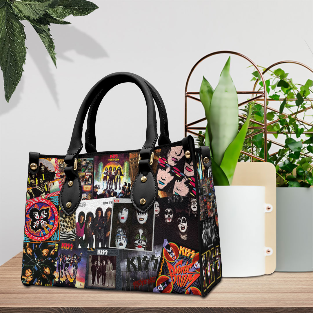 Kiss Music Personalized Style Leather Handbag