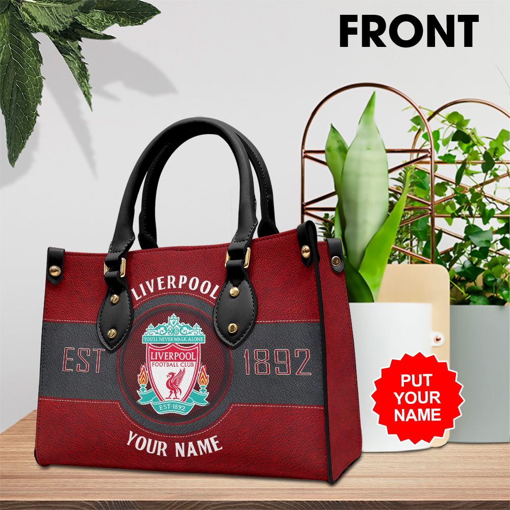 Liverpool Personalized Style Leather Handbag