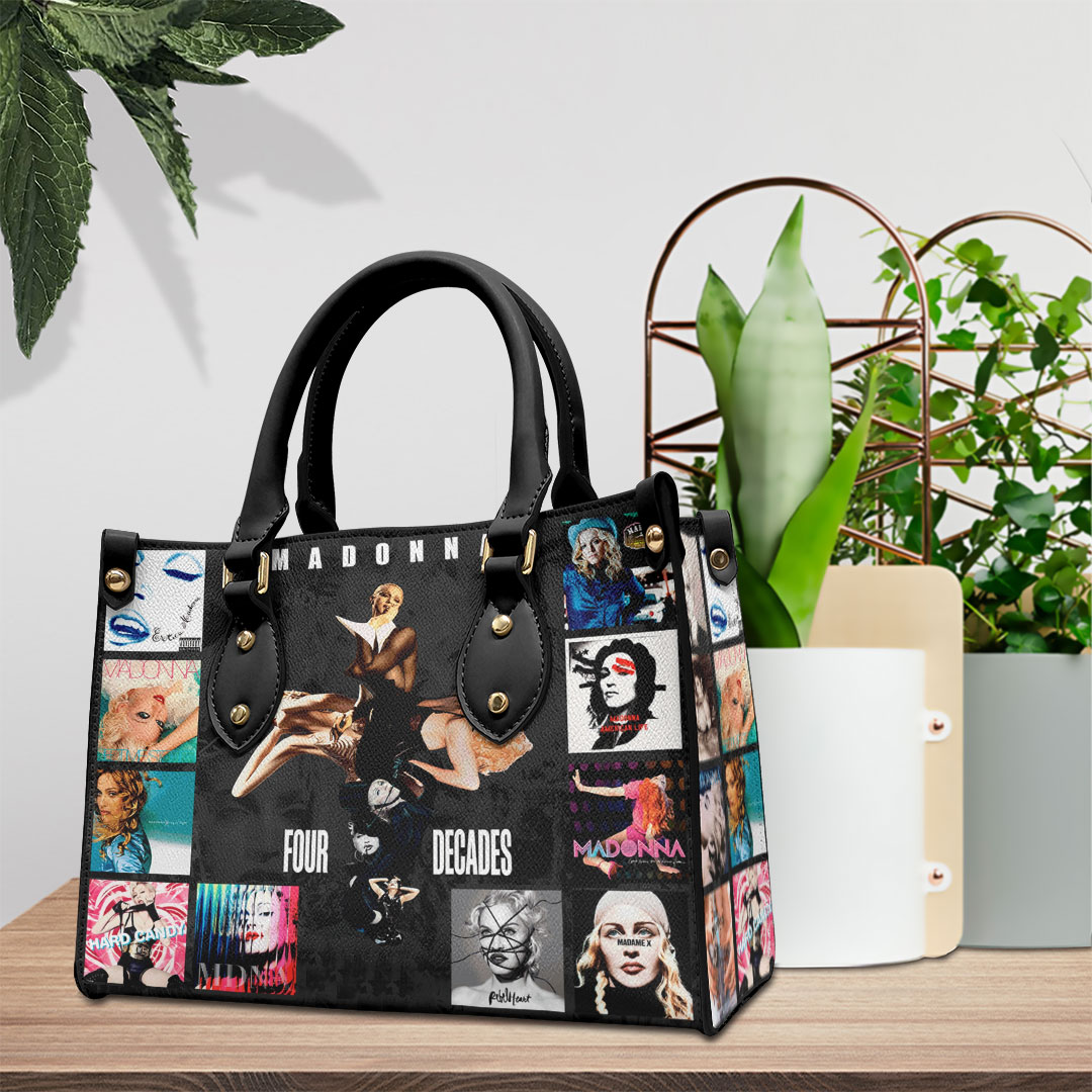 Madonna Music Personalized Style Leather Handbag