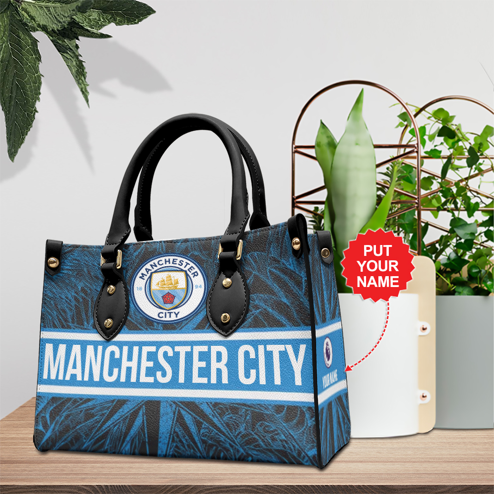 Manchester City EPL Personalized Style Leather Handbag