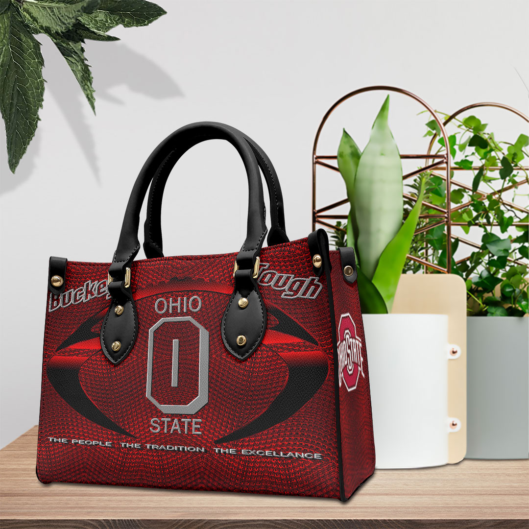 Ohio State Buckeyes NCAA Personalized Style Leather Handbag