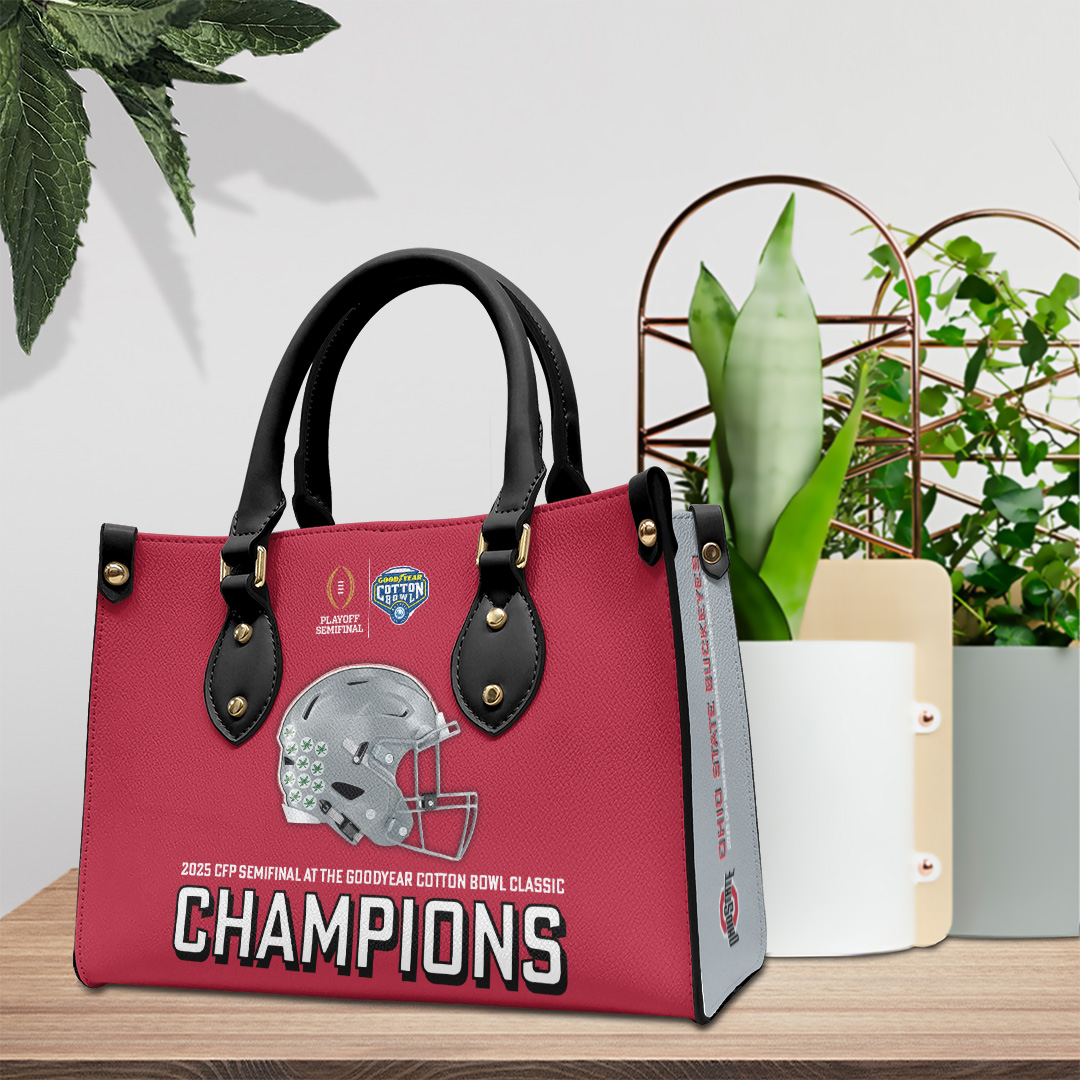 Ohio State Buckeyes NCAA Personalized Style Leather Handbag