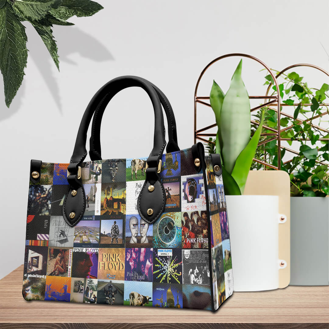 Pink Floyd Music Personalized Style Leather Handbag