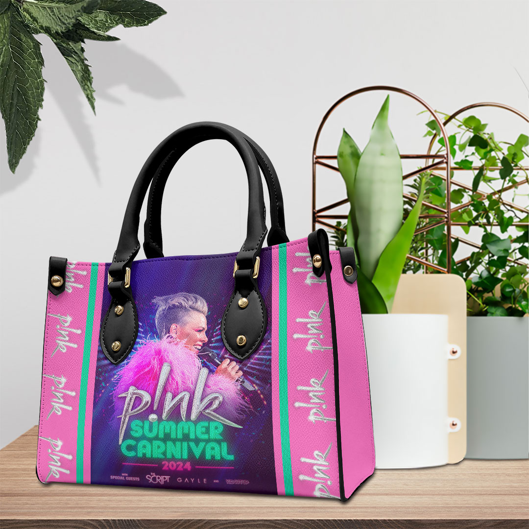 Pnk Music Personalized Style Leather Handbag