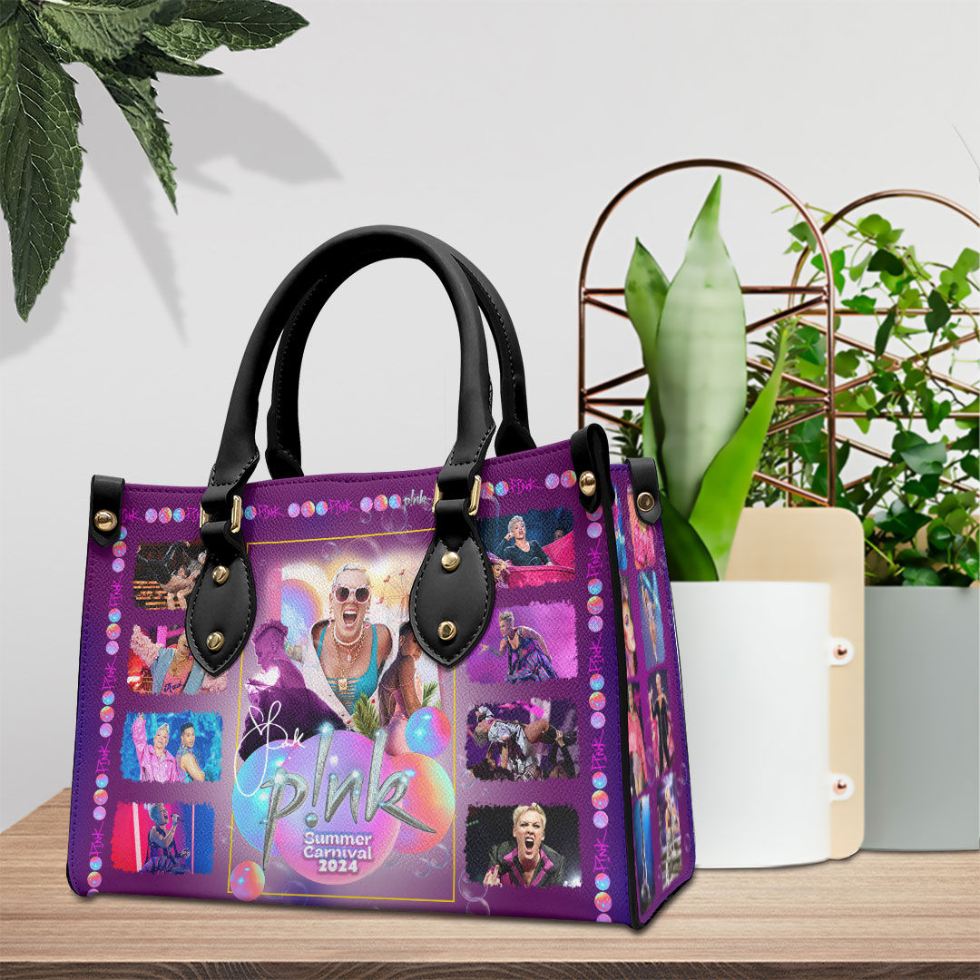 Pnk Music Personalized Style Leather Handbag