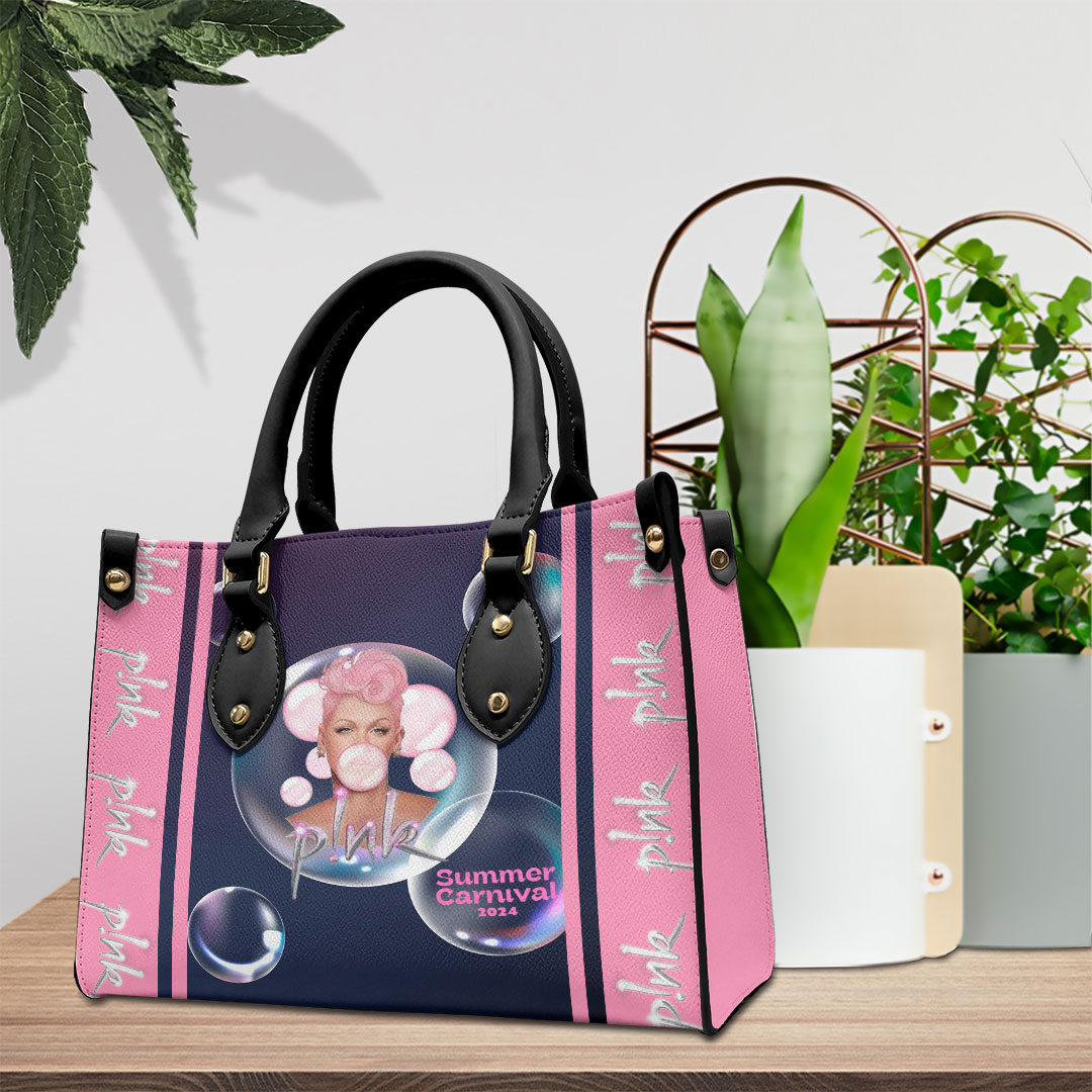 Pnk Music Personalized Style Leather Handbag
