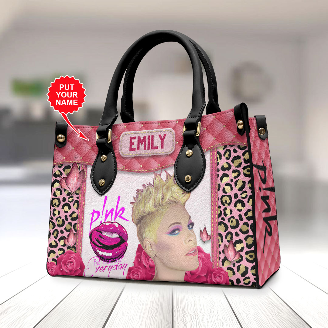 Pnk Music Personalized Style Leather Handbag