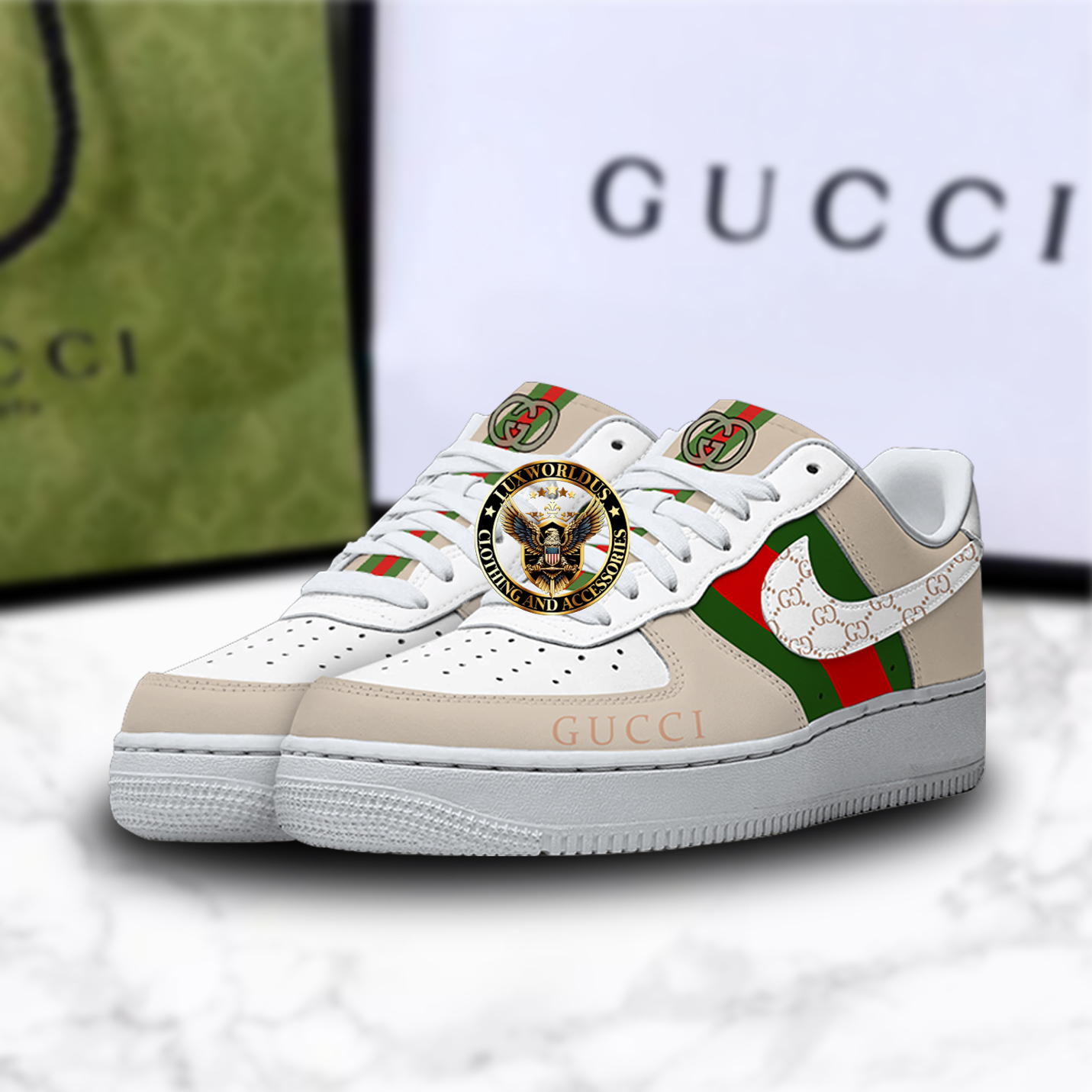 Premium Gucci X Air Force 1 Shoes Sneaker Trending 2025