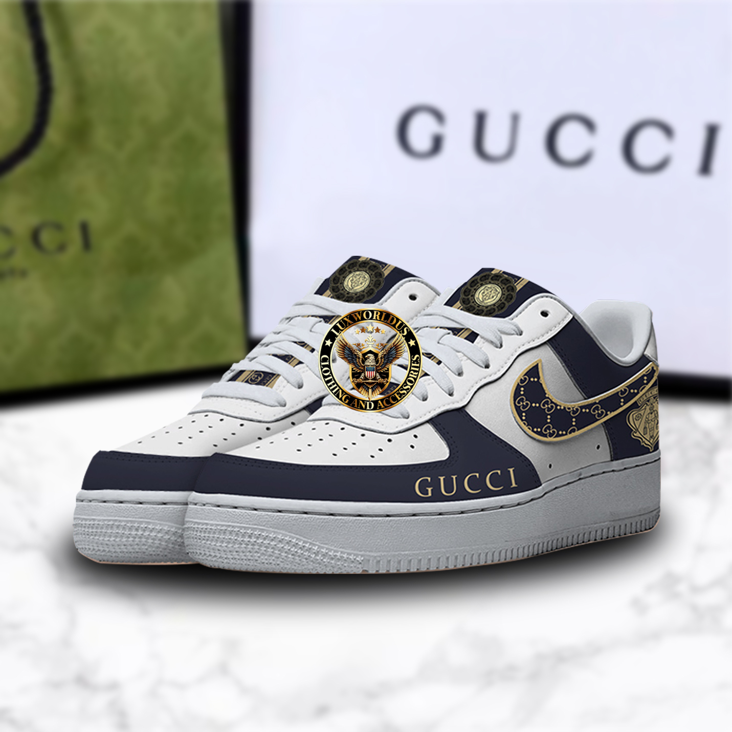 Premium Gucci X Air Force 1 Shoes Sneaker Trending 2025