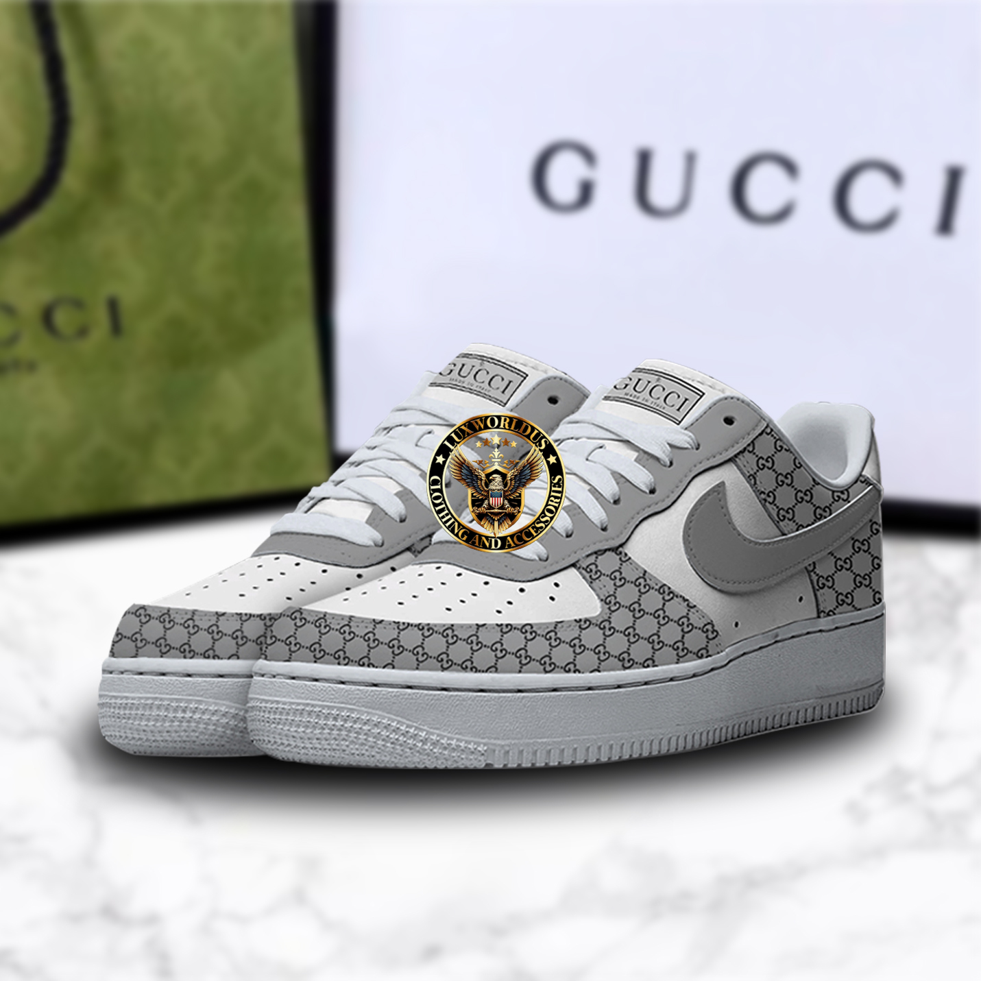 Premium Gucci X Air Force 1 Shoes Sneaker Trending 2025