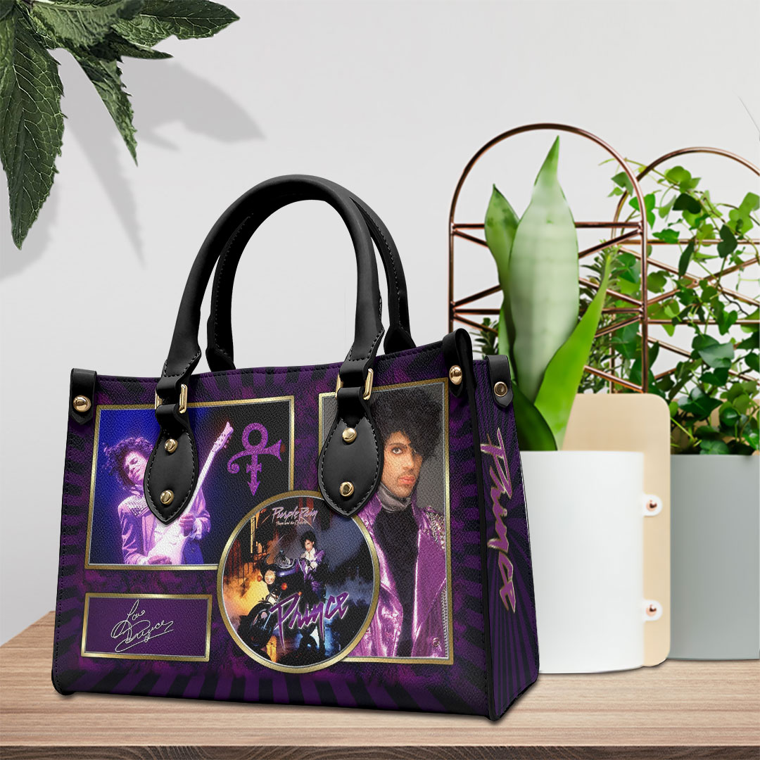 Prince Music Personalized Style Leather Handbag