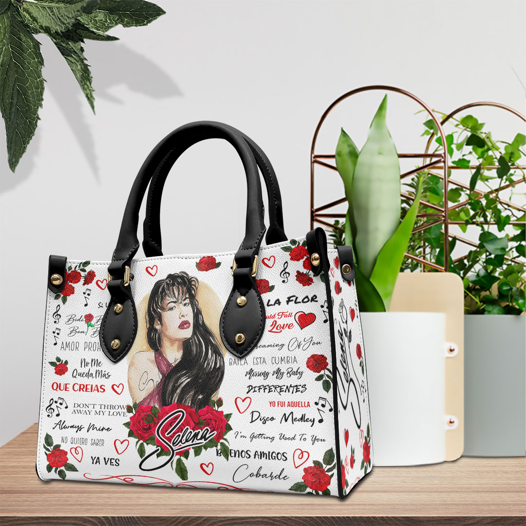 Selena Quintanilla Prez Music Personalized Style Leather Handbag