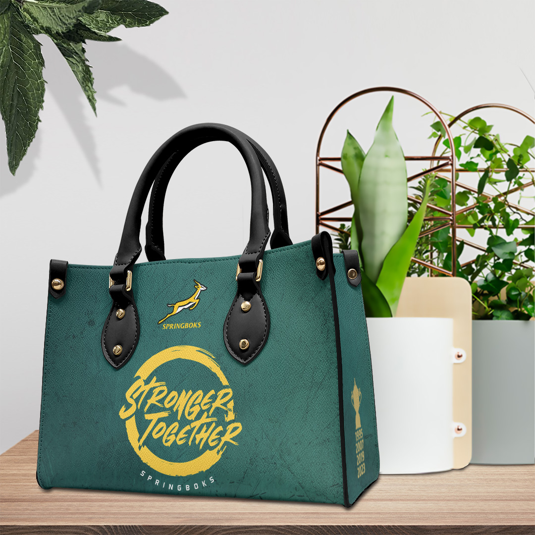 South Africa National Rugby Union Team Springboks Personalized Style Leather Handbag