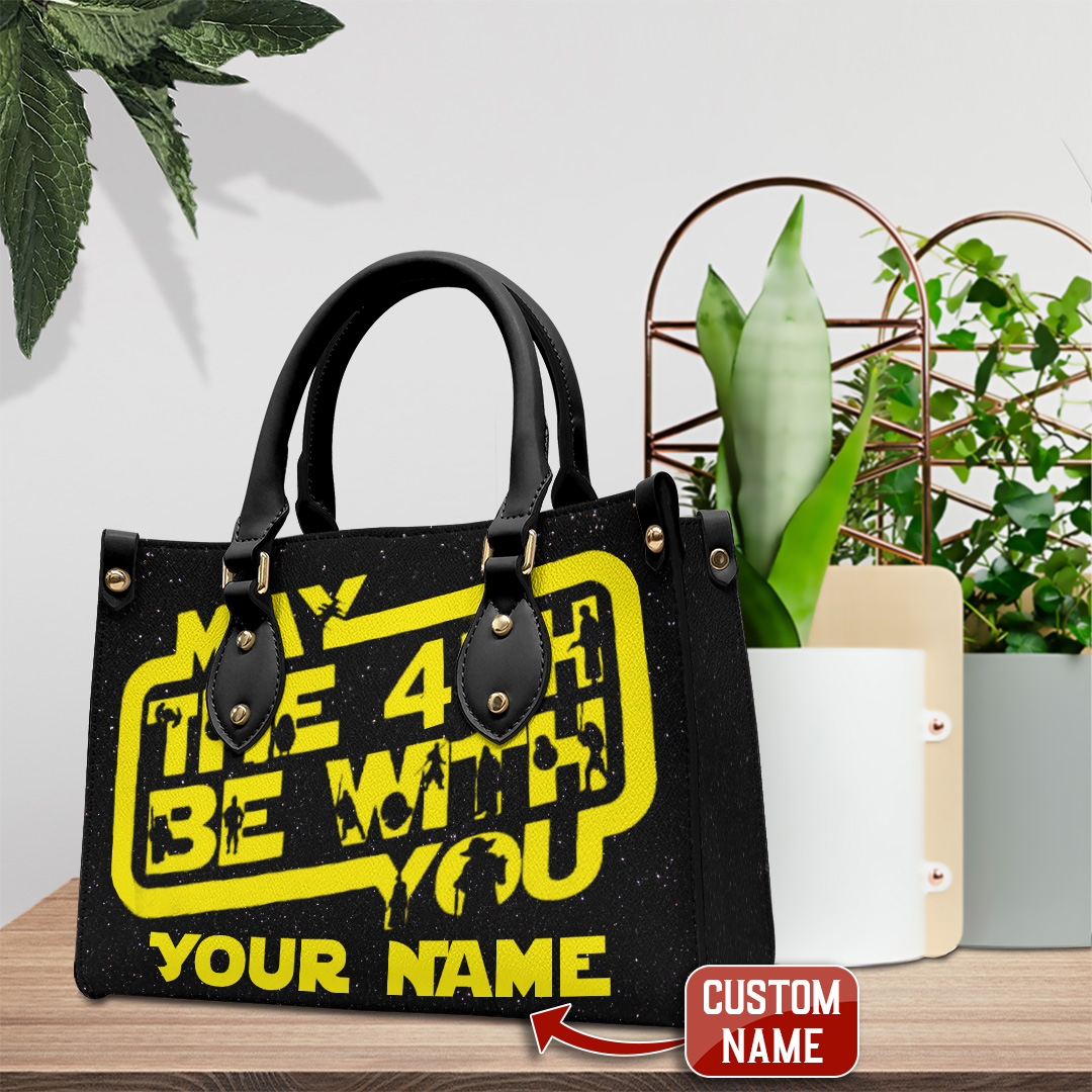 Star Wars Movie Personalized Style Leather Handbag