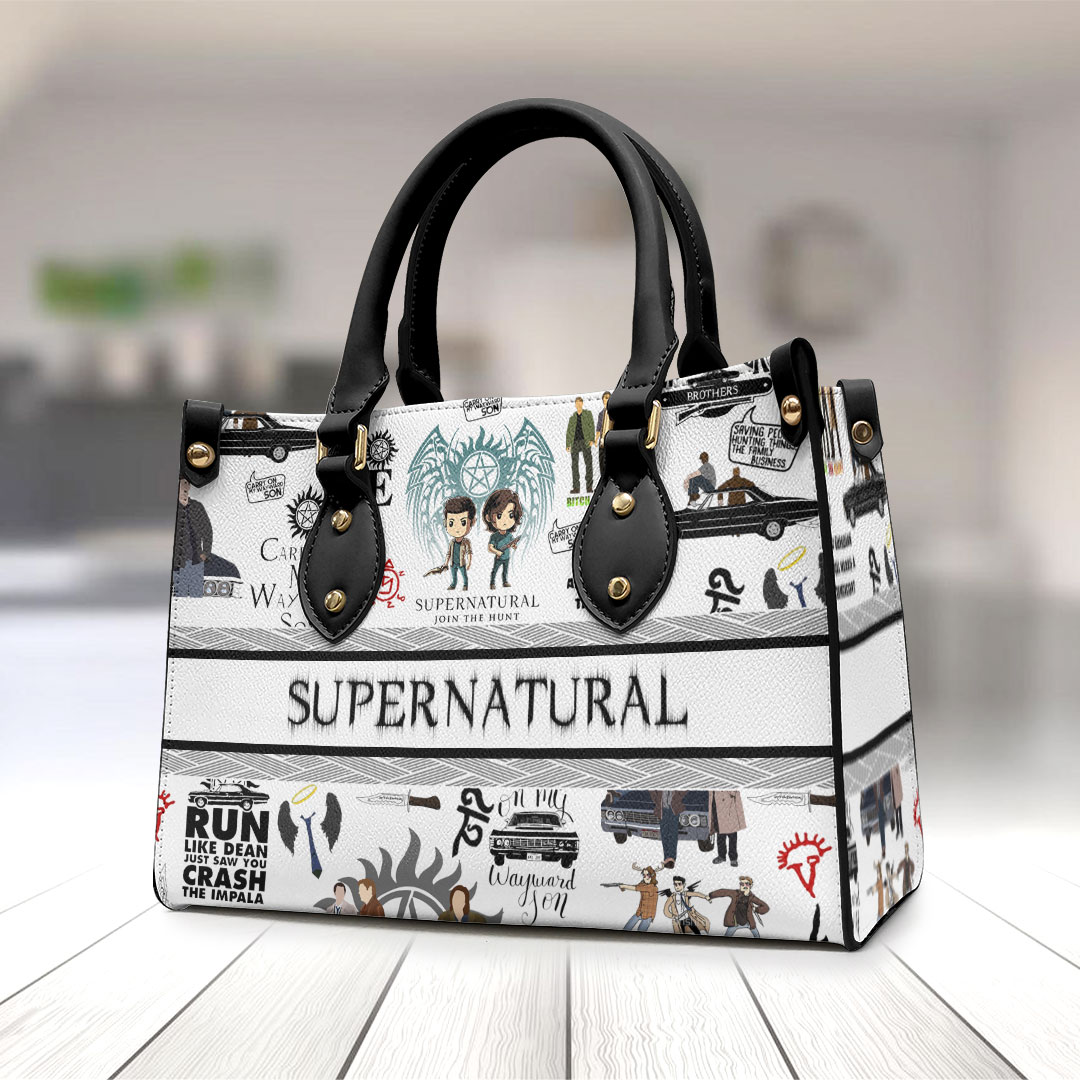 Supernatural Music Personalized Style Leather Handbag