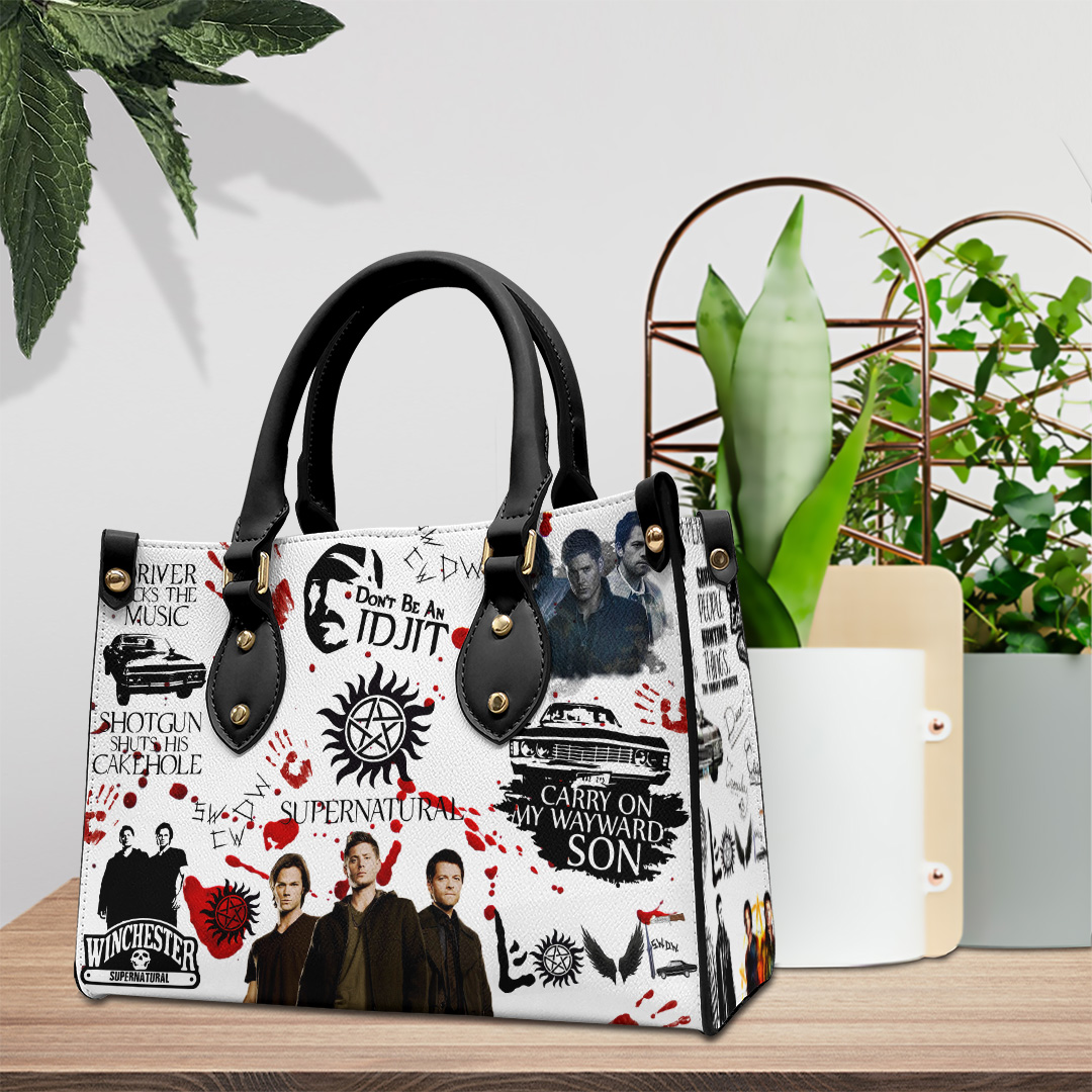 Supernatural Music Personalized Style Leather Handbag