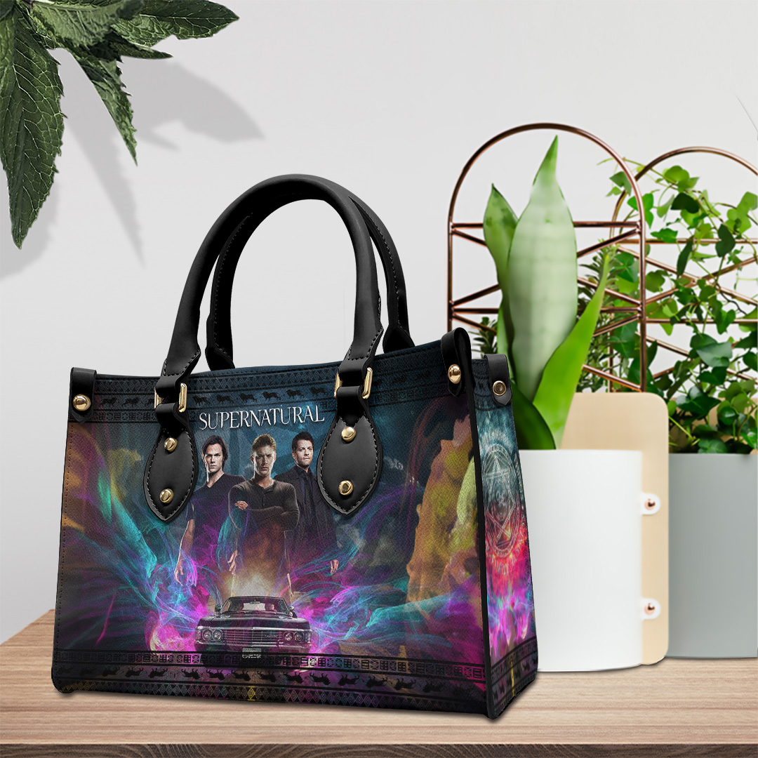 Supernatural Music Personalized Style Leather Handbag