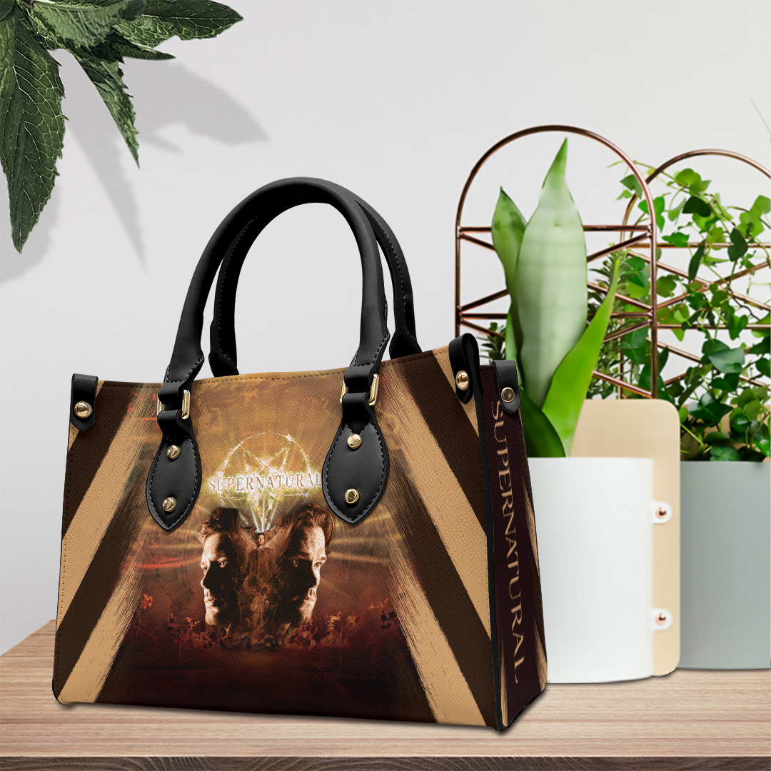 Supernatural Music Personalized Style Leather Handbag