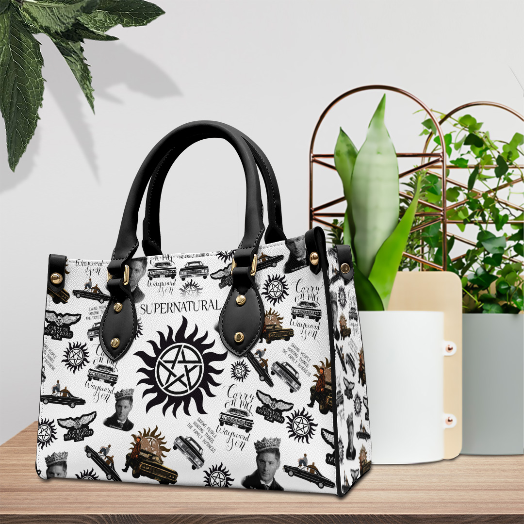 Supernatural Music Personalized Style Leather Handbag